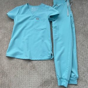 Light Blue Figs Joggers